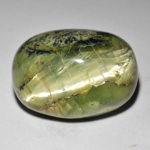 Cat’s Eye Opal 35.49ct Yellowish Green